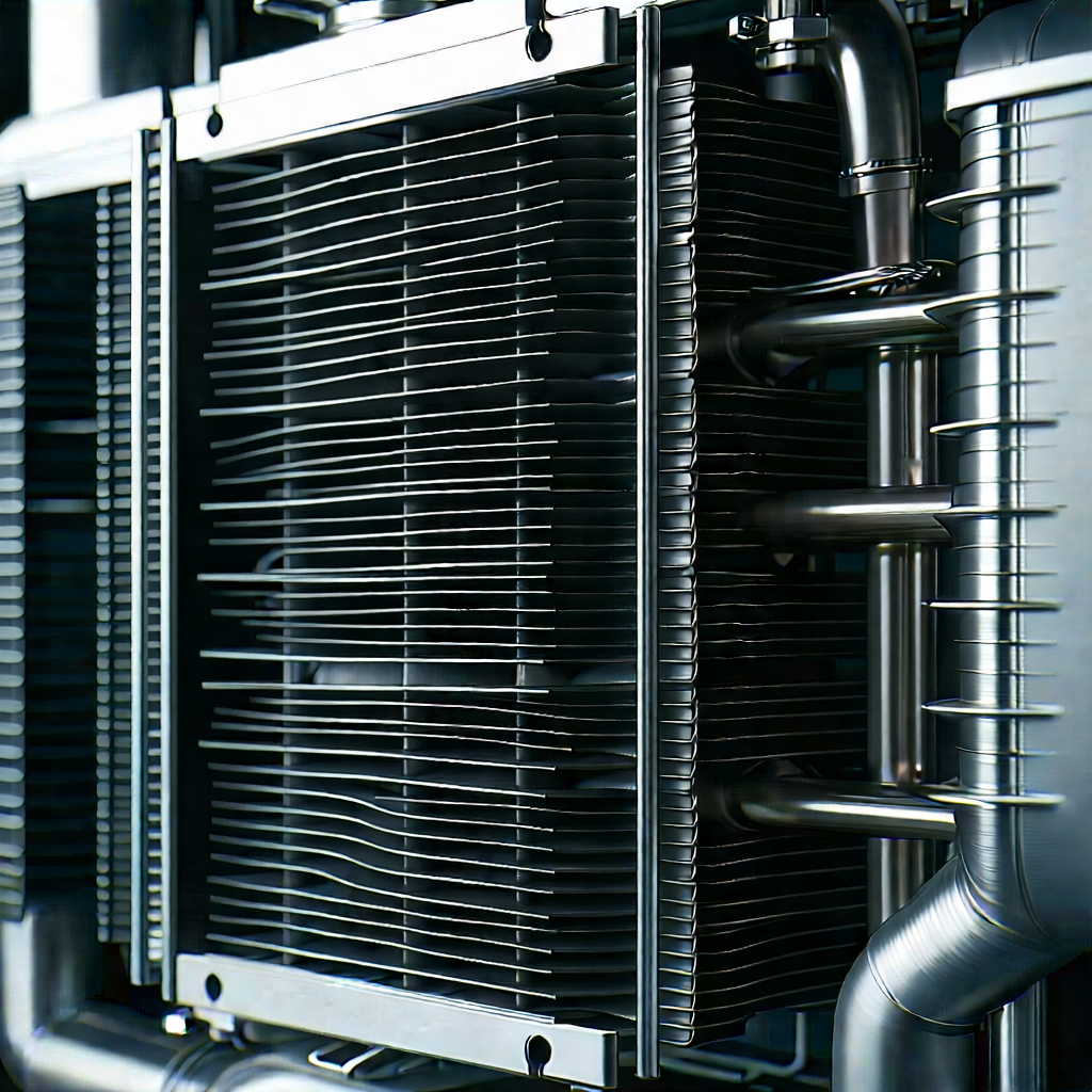 Close-up of cooling system