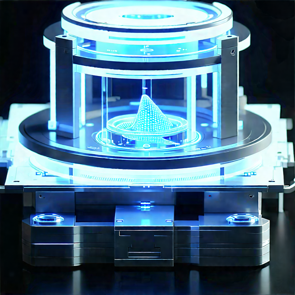 (futuristic:1.43) Research Laboratory With Large, Blue,