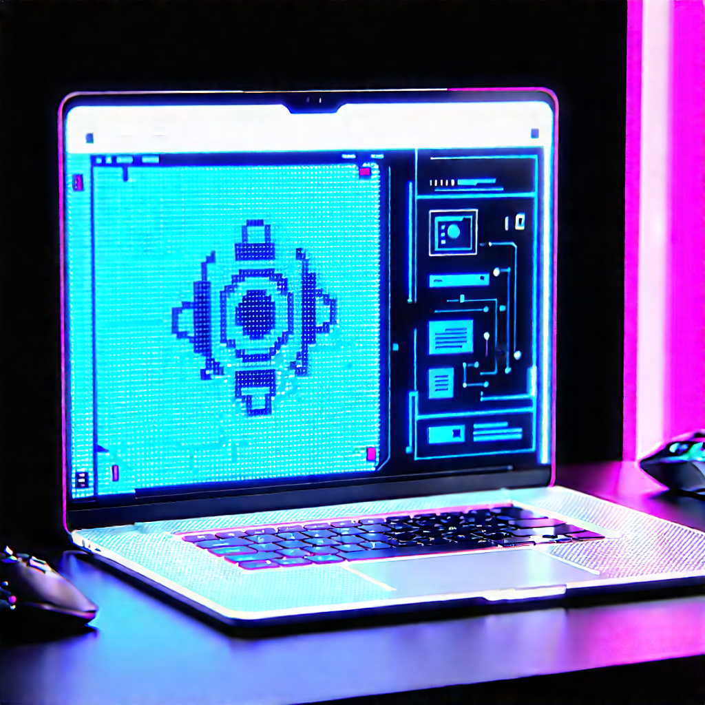 Laptop With User Interface With Laptop Computer
