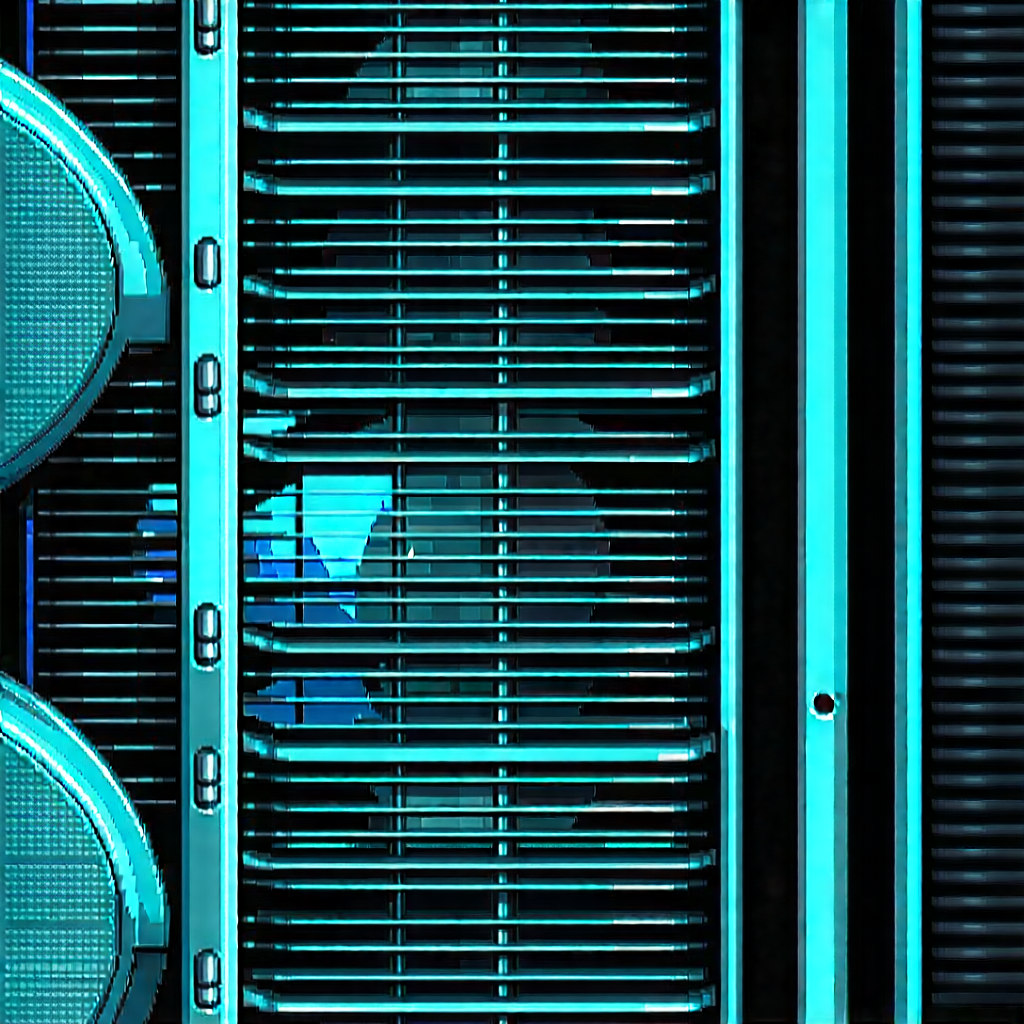 Close-up of cooling system