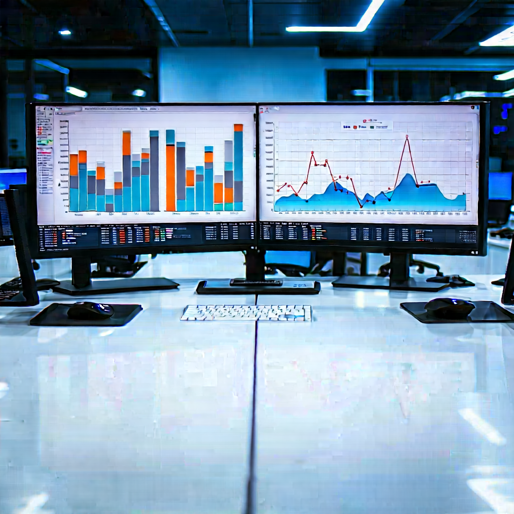 Financial technology in tech office