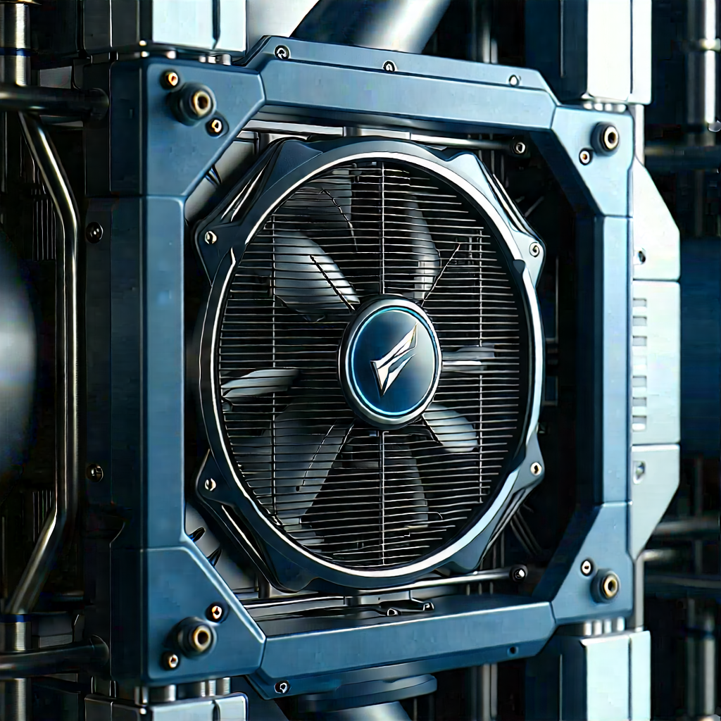Close-up of cooling system