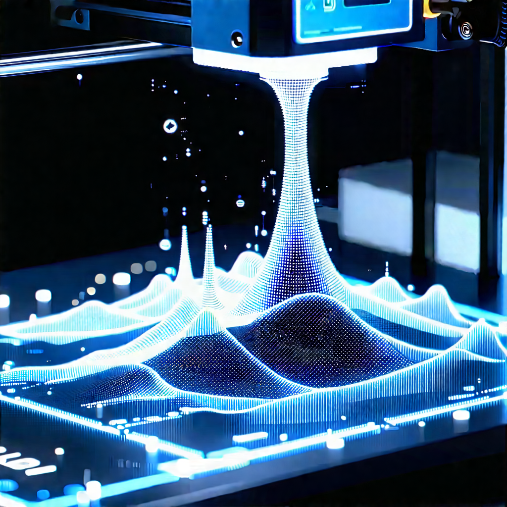 3d printer with digital particles
