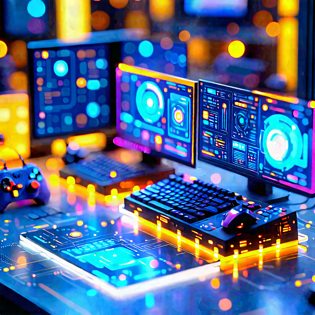 Entertainment Technology In Research Center With Image, There