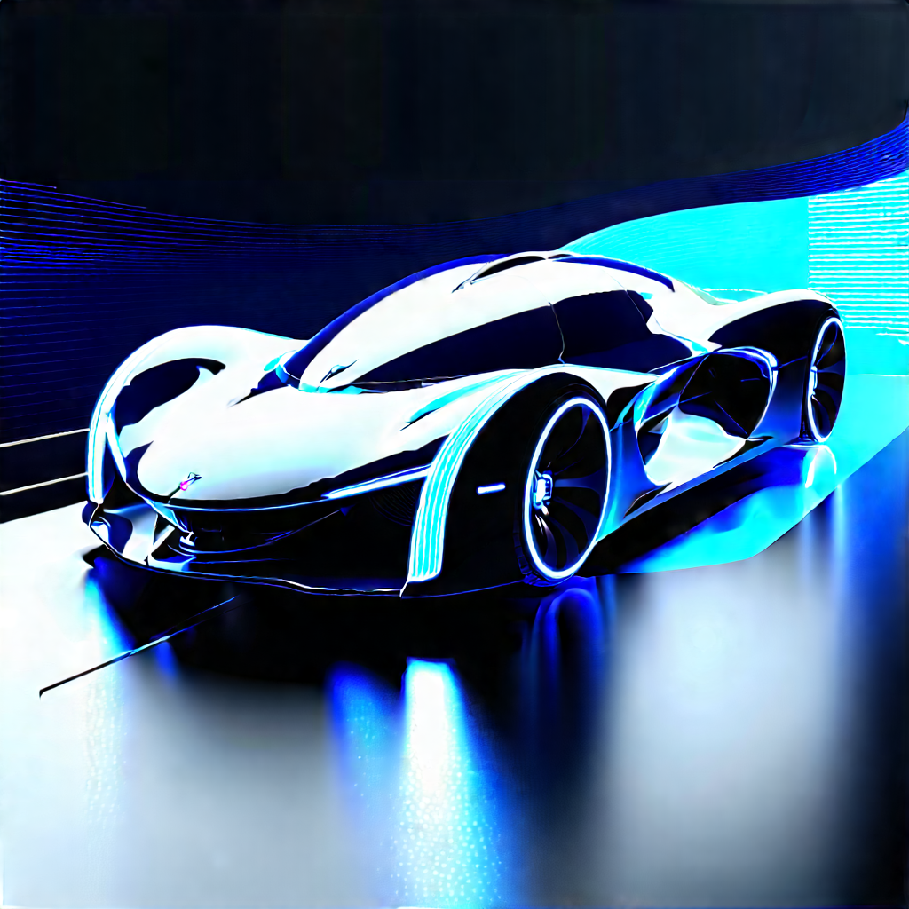 Innovative Electric Vehicle (design:1.36) With Futuristic Sleek