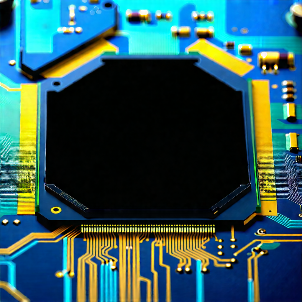 Close-up of electronic circuit