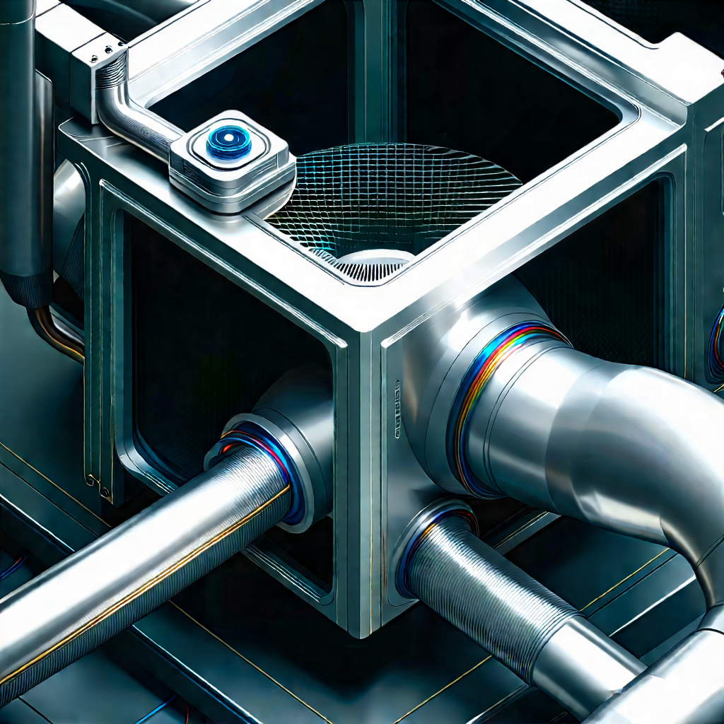 Close-up of cooling system