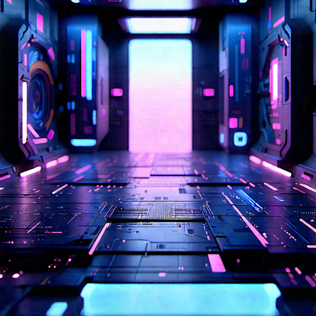 Futuristic innovation hub