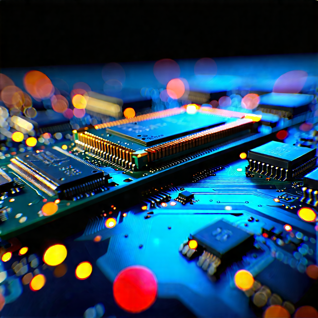 Close-up of memory module