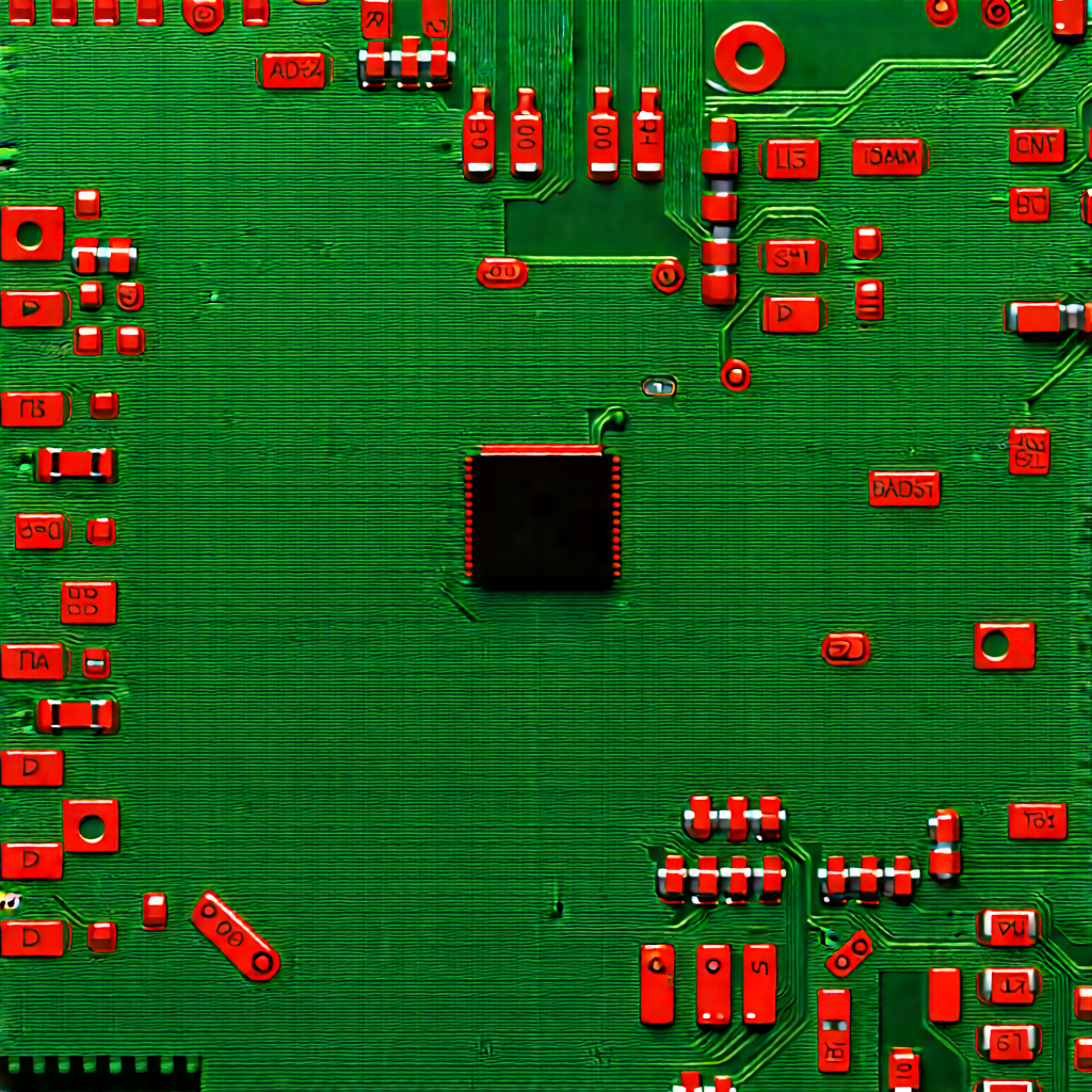 Close-up of electronic circuit