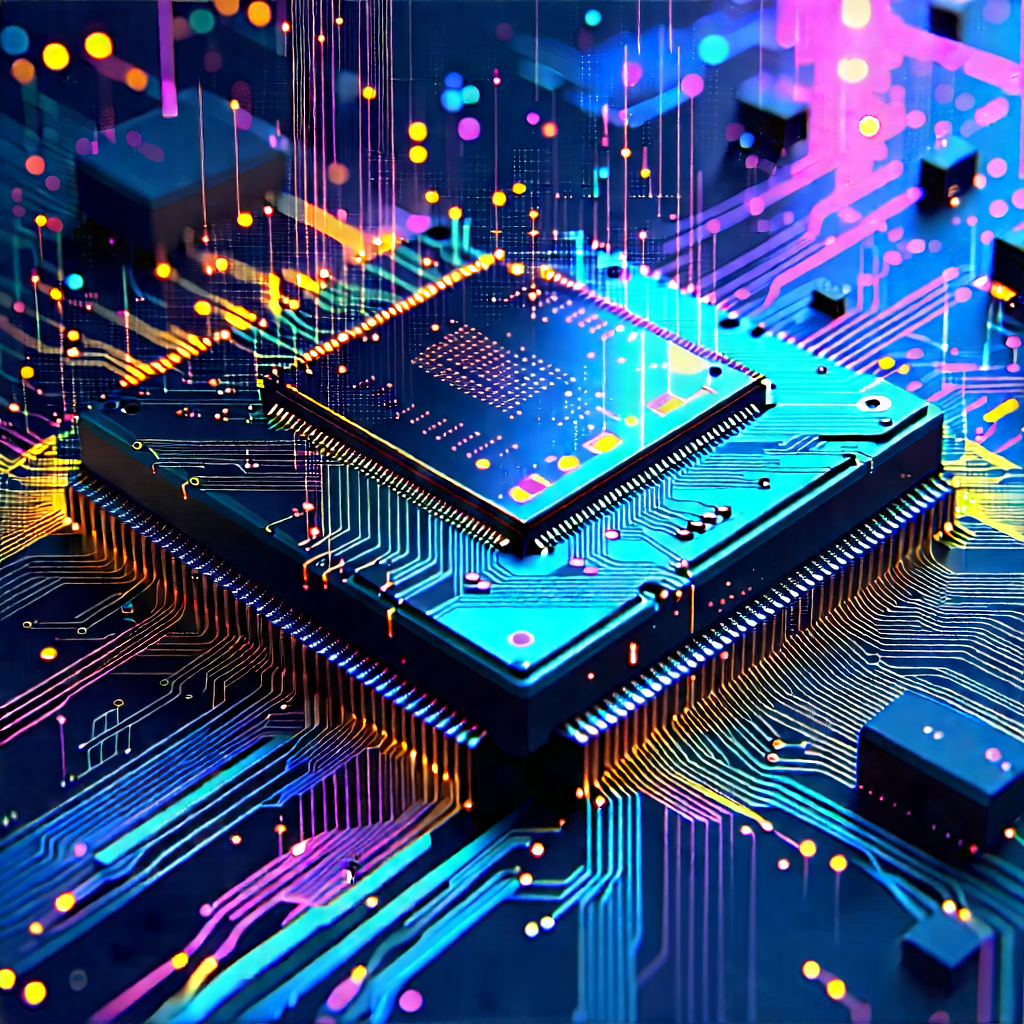 Microchip with data streams
