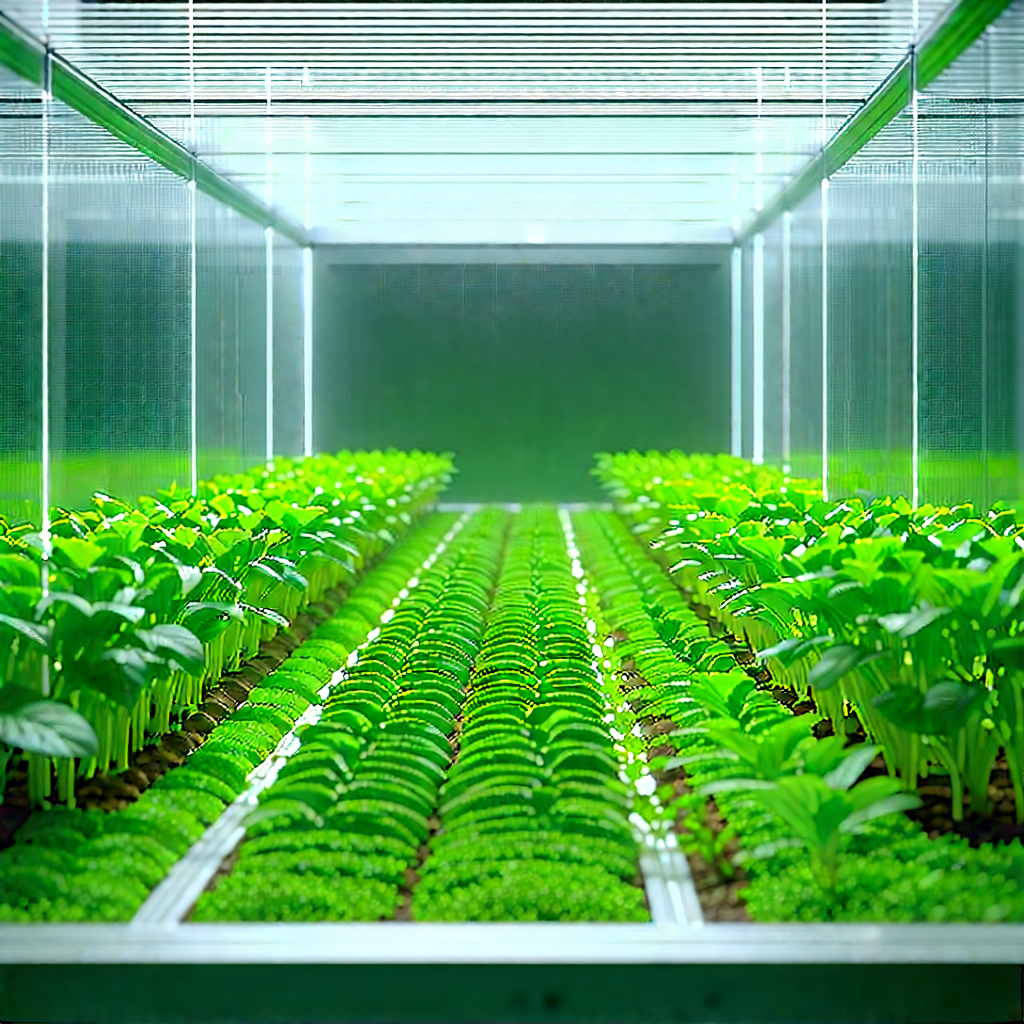 Agricultural Technology In Research Center With Image, There