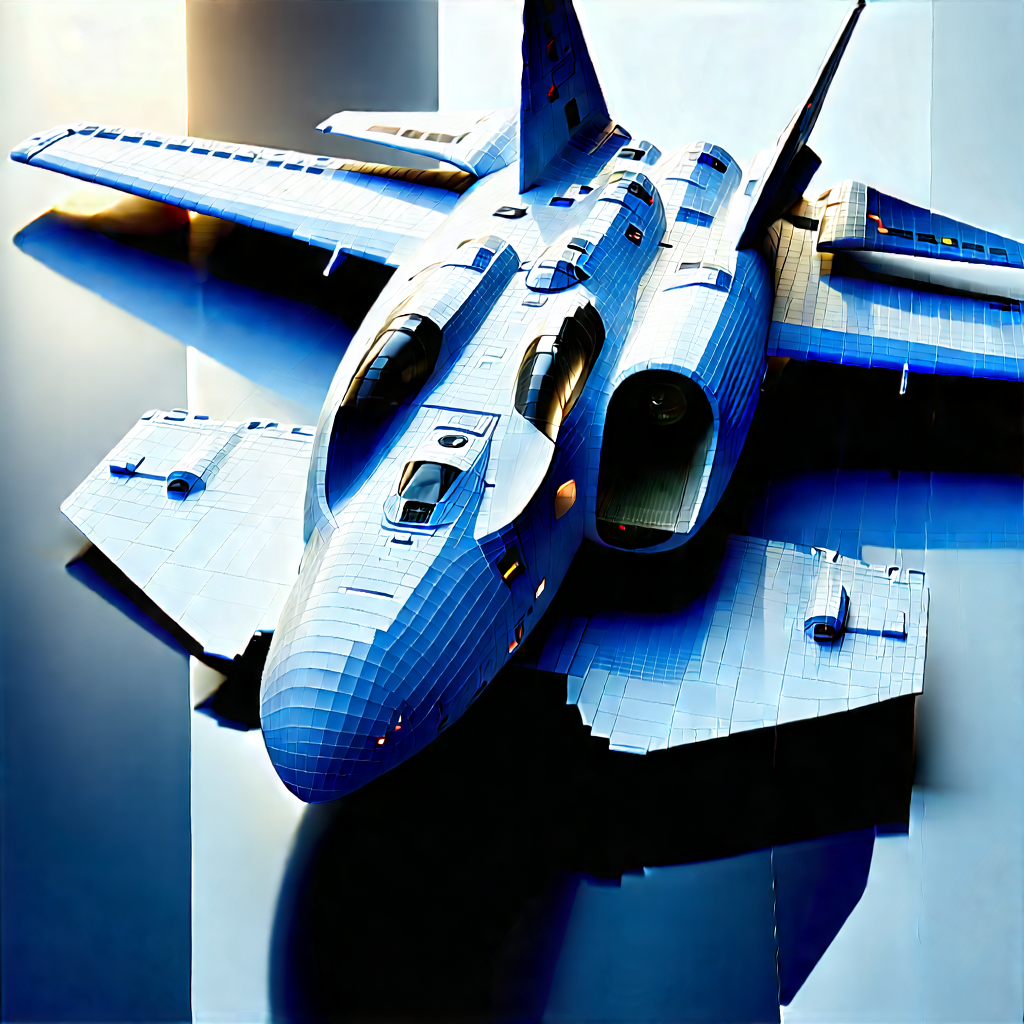 Aerospace technology in (design:1.12) studio