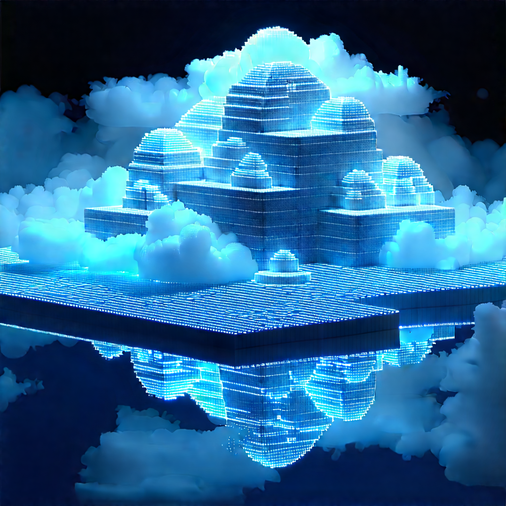 Cloud Computing Visualization With Image, There