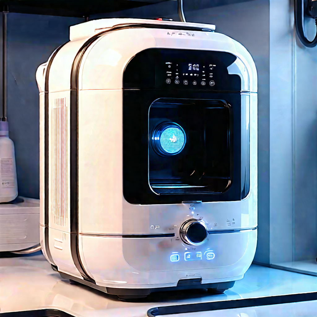 Innovative Smart Appliance Design With White Black