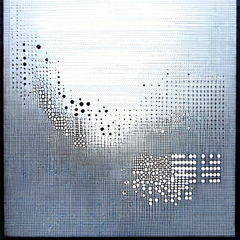 Close-up Of Sensor Array With Close-up Metal