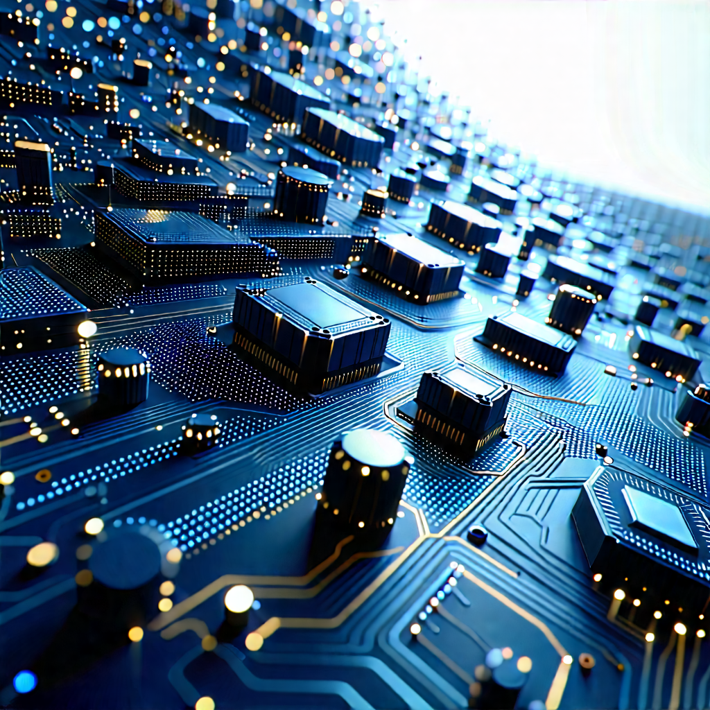 Close-up of sensor array
