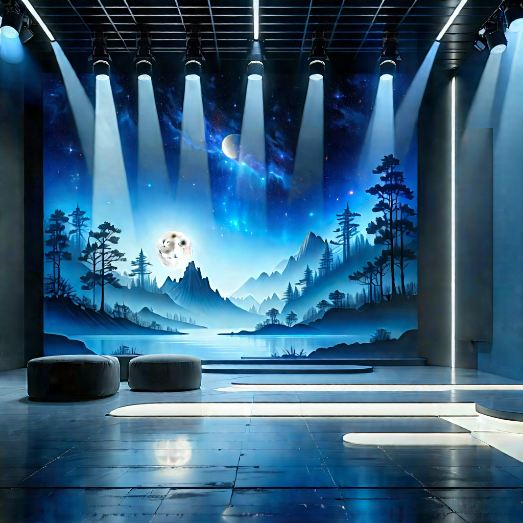 Entertainment Technology In (design:1.23) Studio With Large, Well-lit