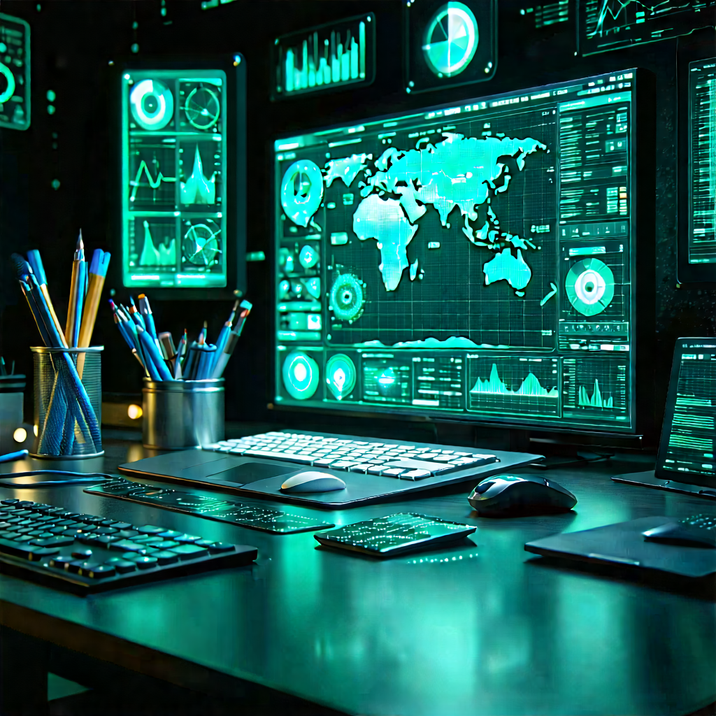 Healthcare technology in tech office