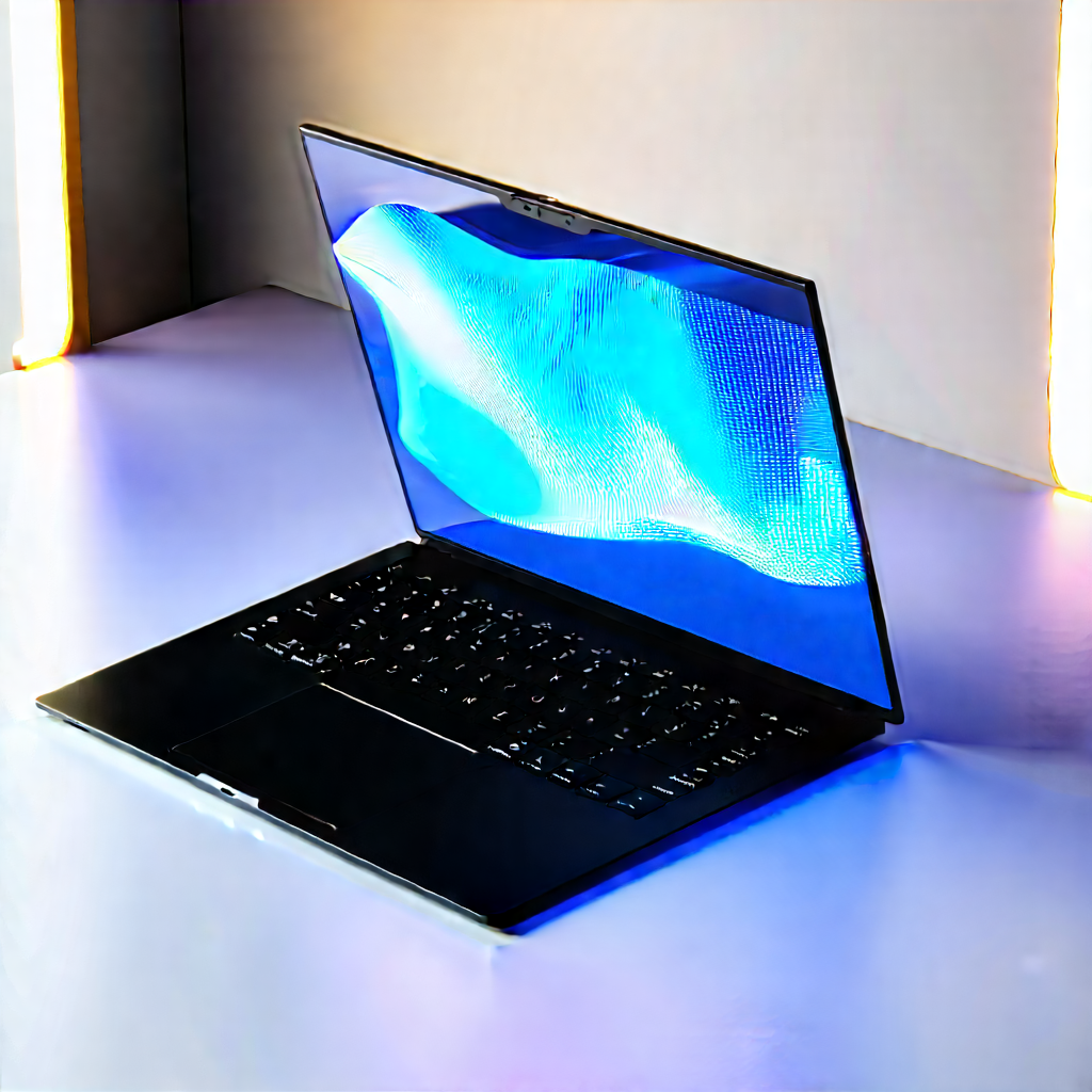 Laptop With Holographic Display With Laptop Computer