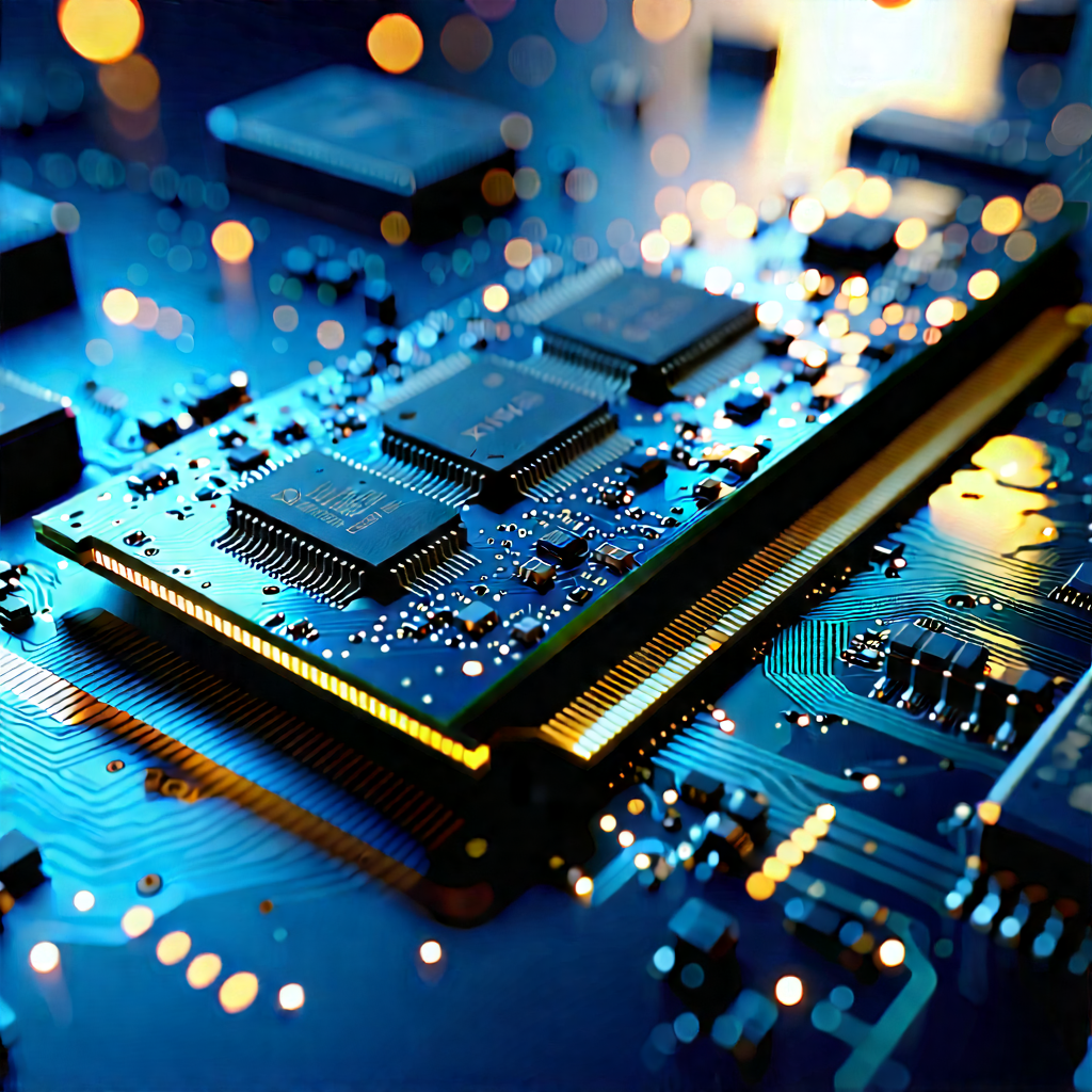 Close-up of memory module