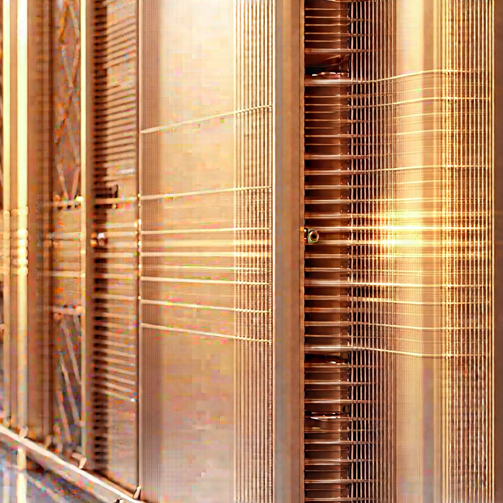 Close-up of cooling system