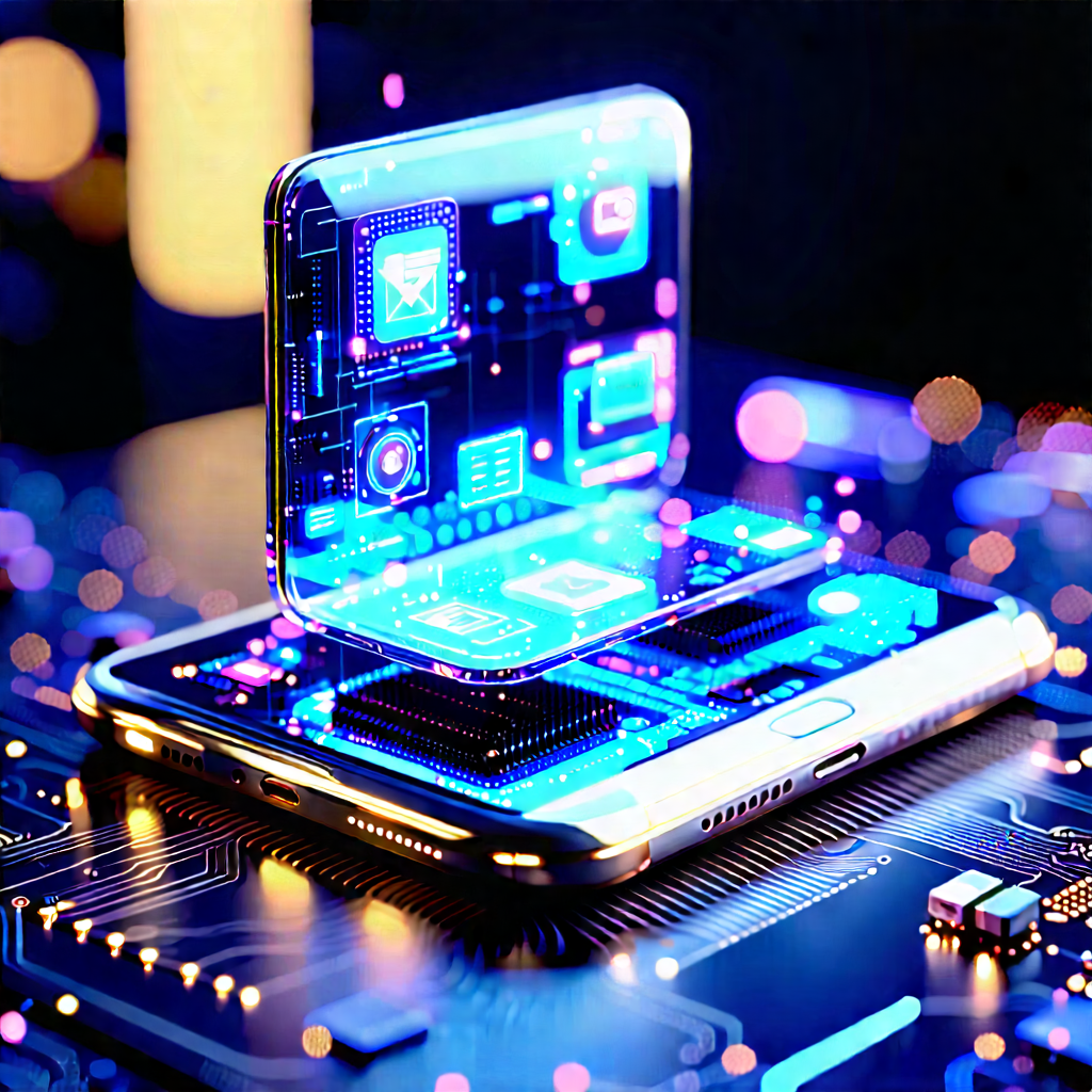 Innovative Communication Tool (design:1.31) With Cell Phone