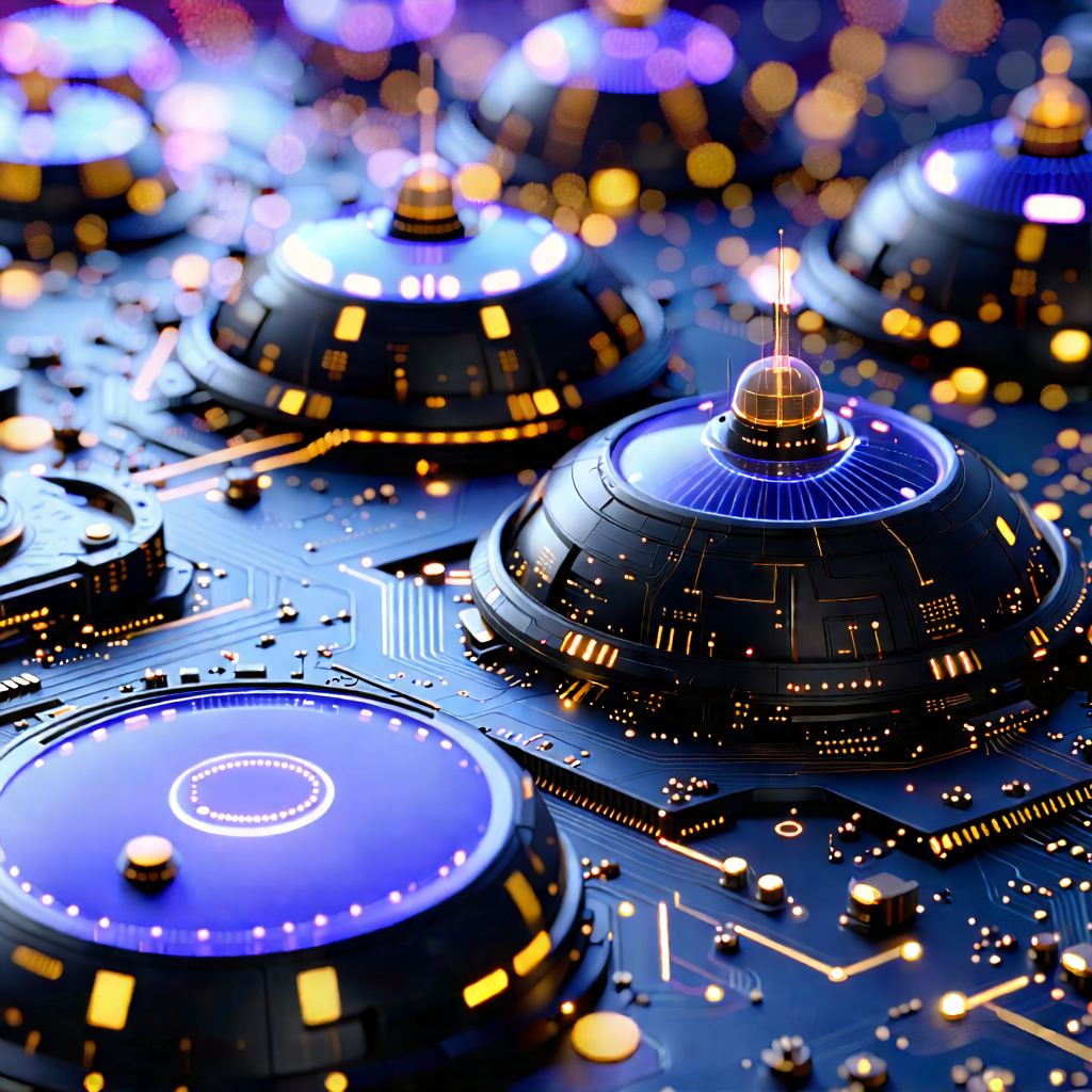 Close-up Of Sensor Array With Image, There