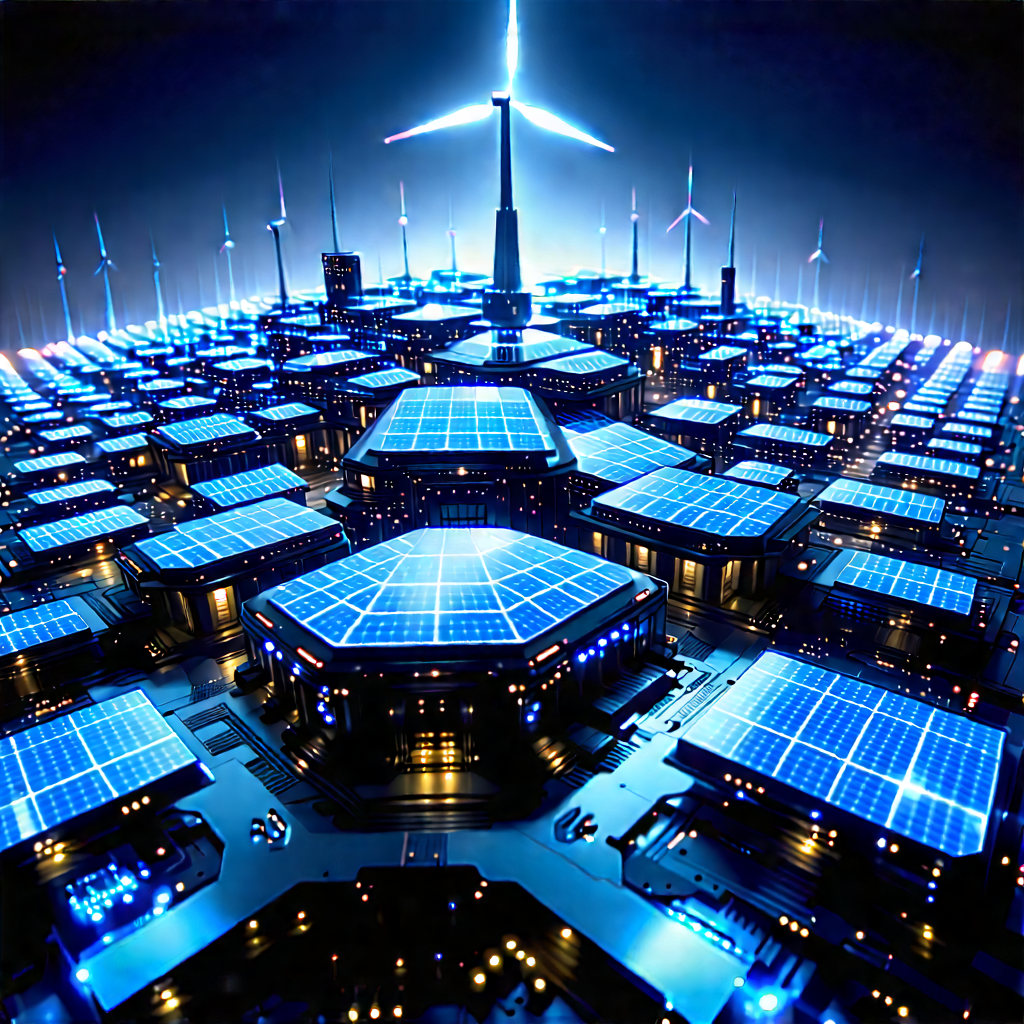 Innovative Renewable Energy Design With Image, There
