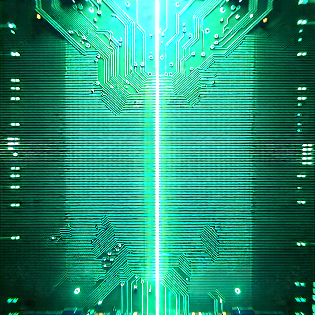 Circuit board with holographic projection