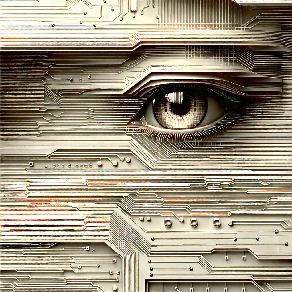 Close-up of electronic circuit