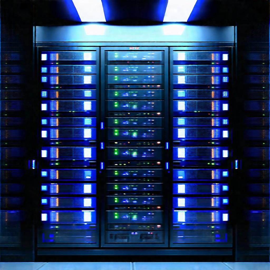 Server rack with laser scanning