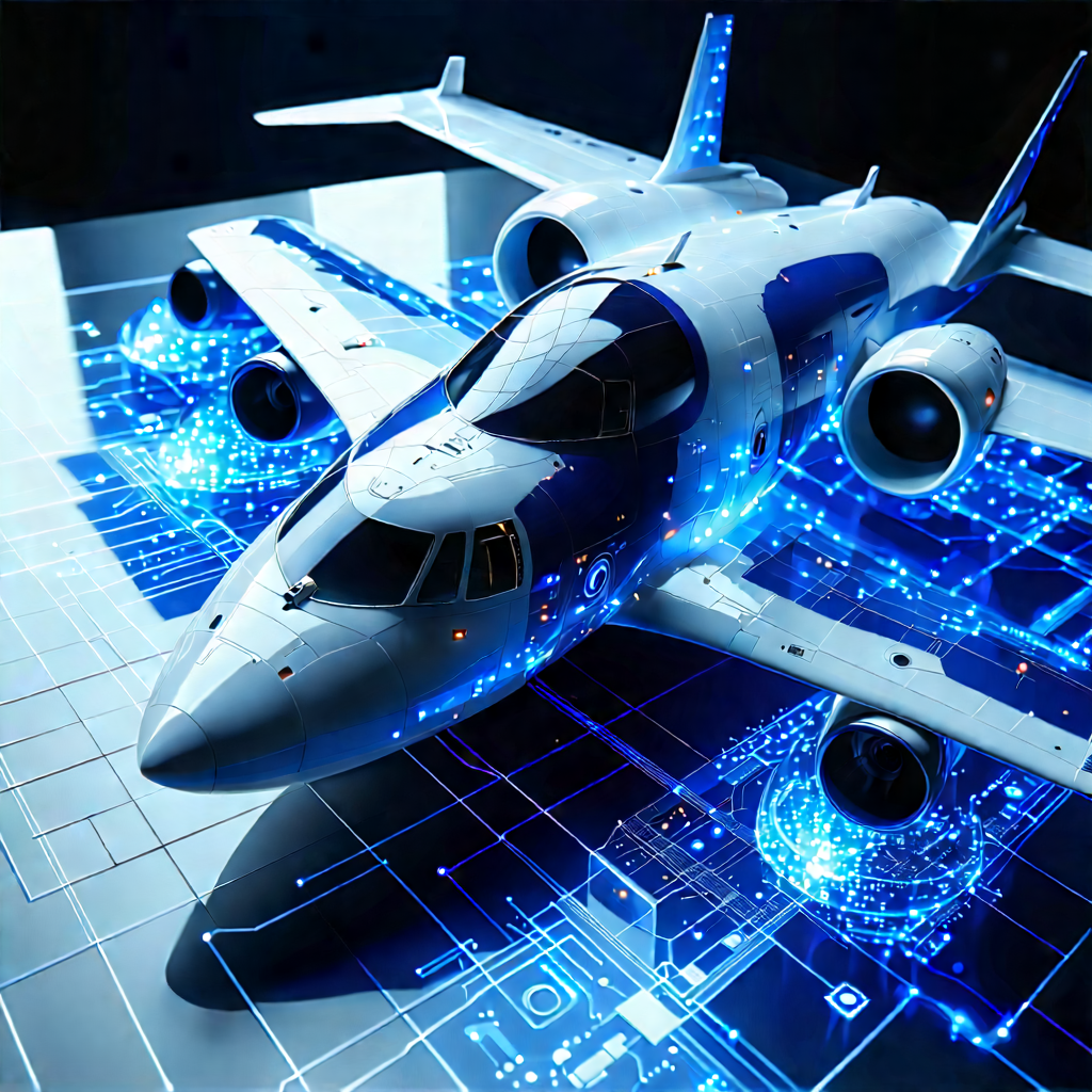 Aerospace Technology In (modern:1.13) Laboratory With Large Silver