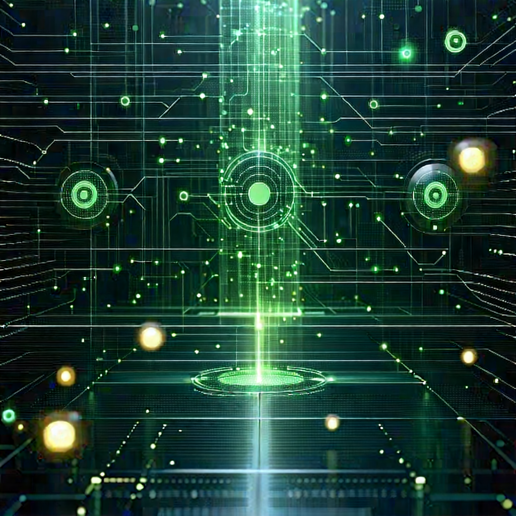 Quantum computer with data streams