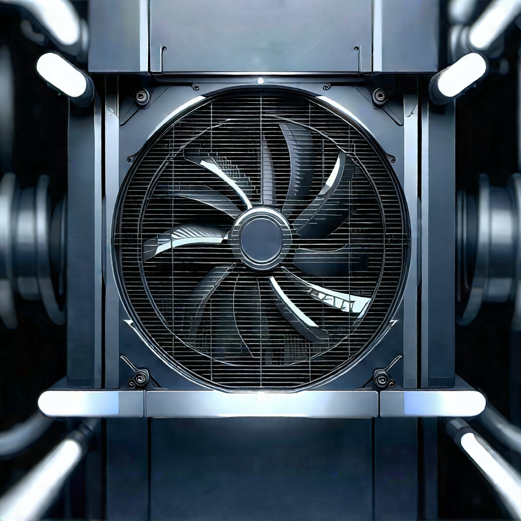 Close-up of cooling system