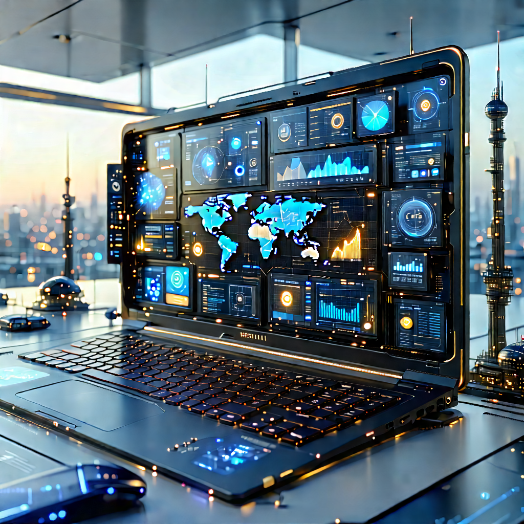 Financial Technology In Field Deployment With Laptop Computer