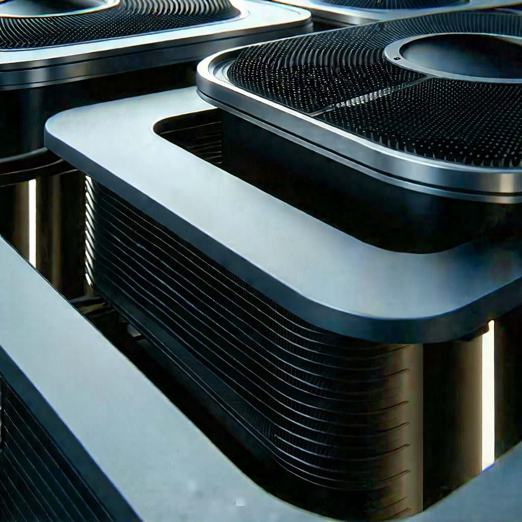 Close-up of cooling system