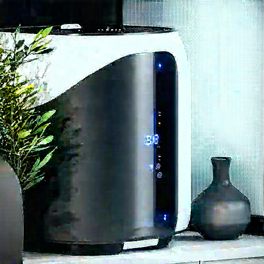Innovative Smart Appliance Design With Black White