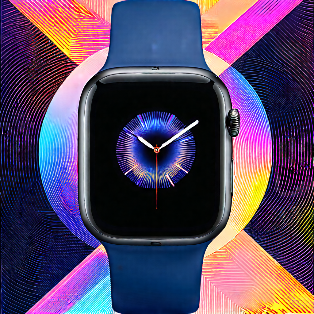 Smart watch with digital artwork