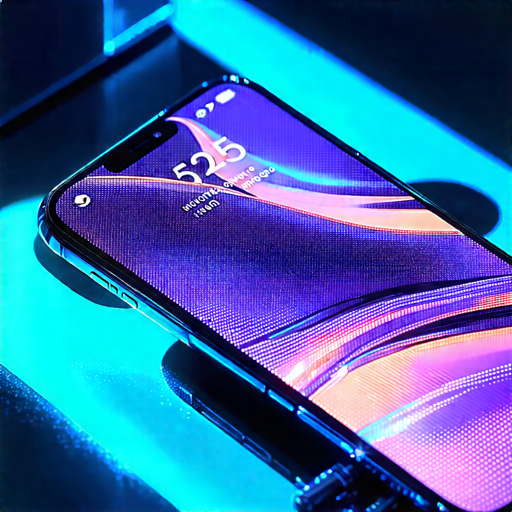 Smartphone with holographic display