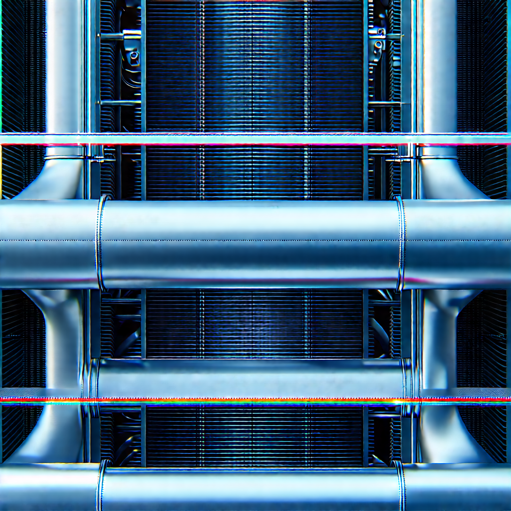 Close-up of cooling system