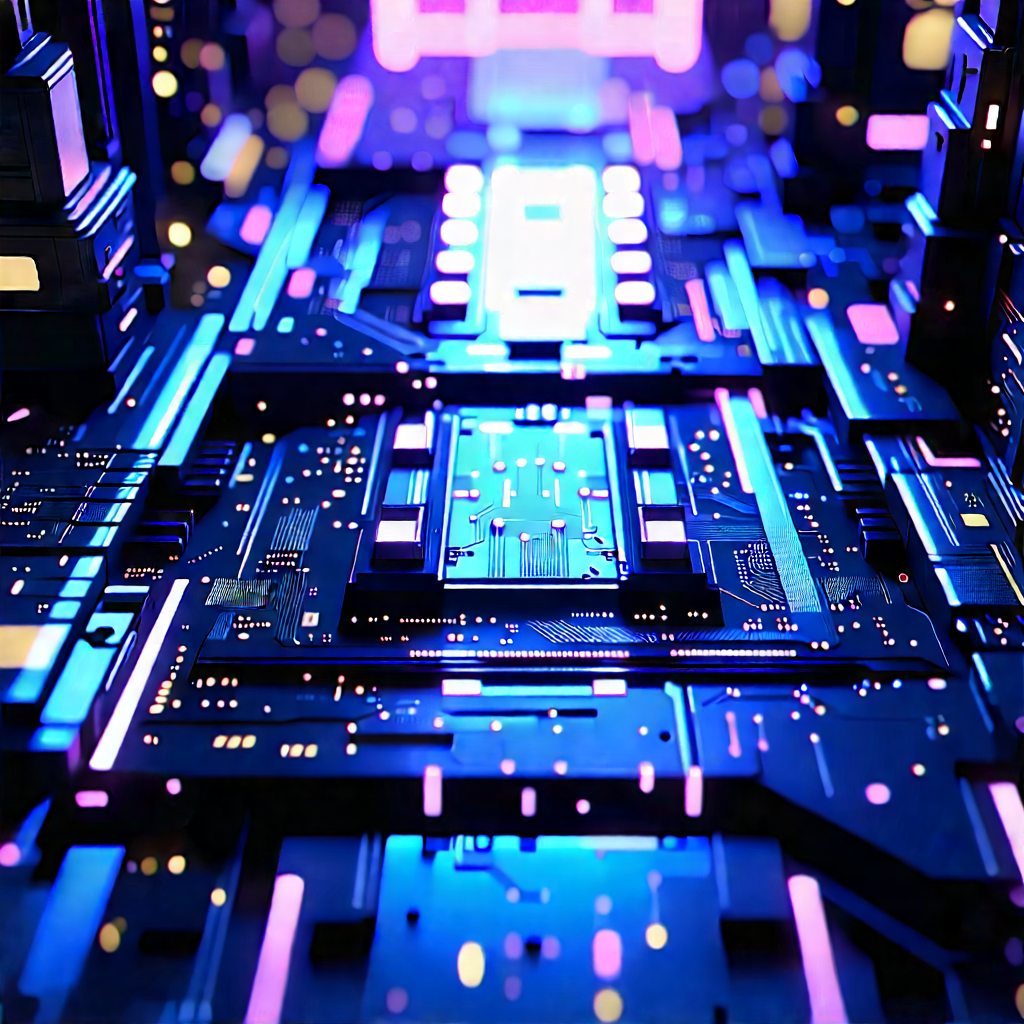 Close-up of sensor array