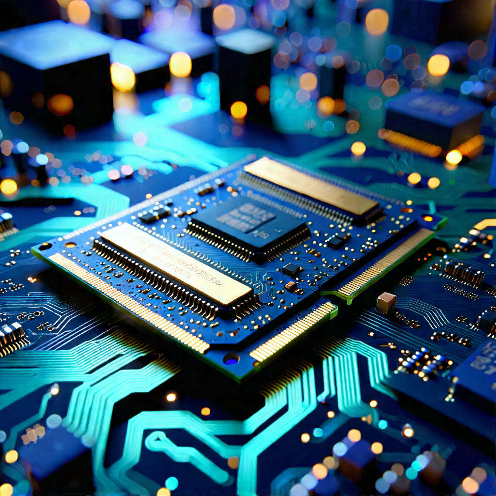 Close-up of memory module