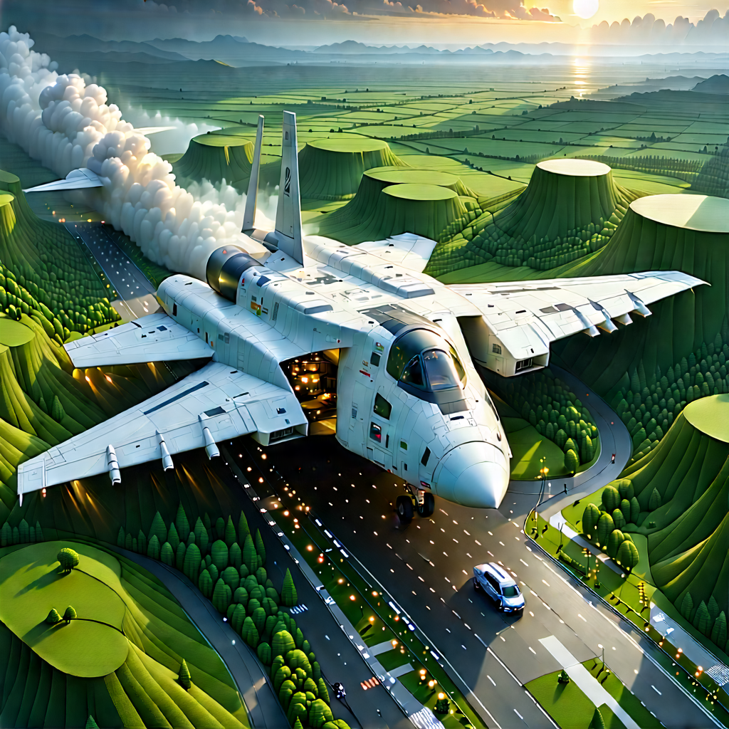 Aerospace Technology In Field Deployment With Image, There