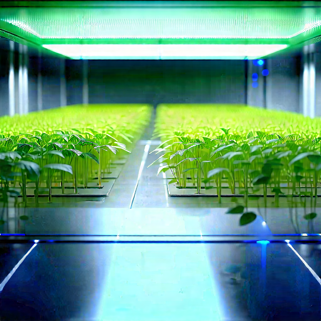 Agricultural technology in modern laboratory