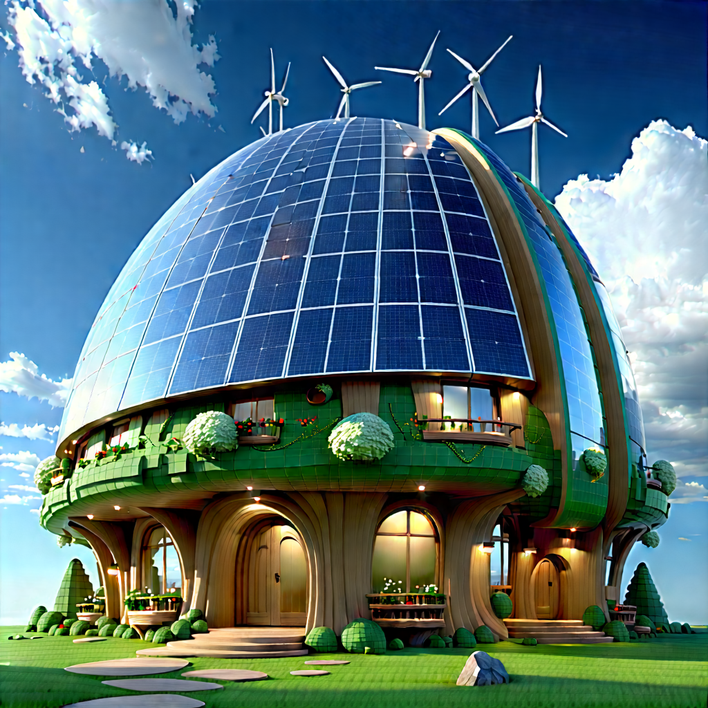 Innovative Renewable Energy Design With Large, Round,