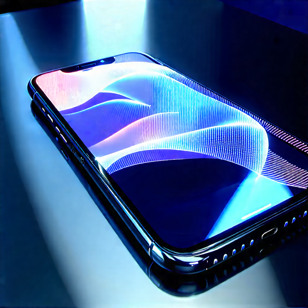 Smartphone with holographic display