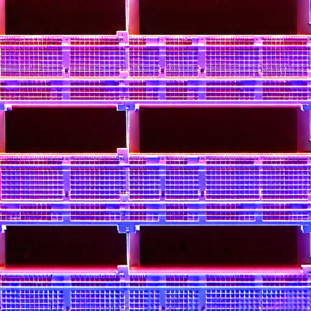 Close-up Of Sensor Array With Large, Multi-layered