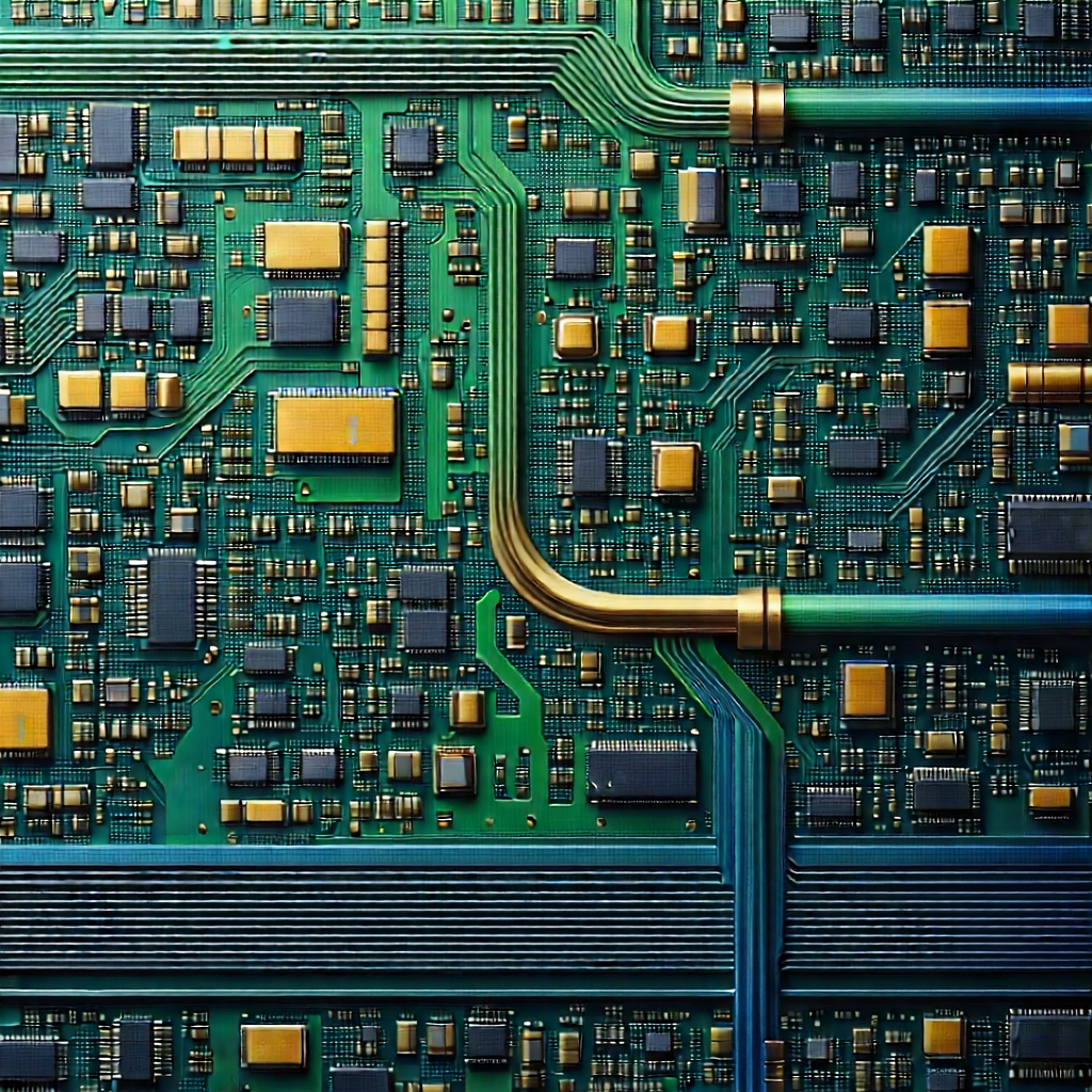 Close-up of sensor array