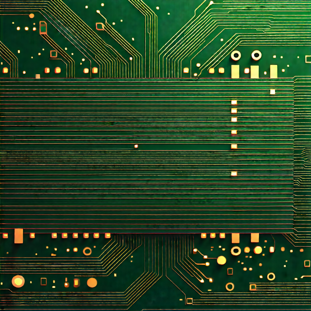 Circuit board with digital particles